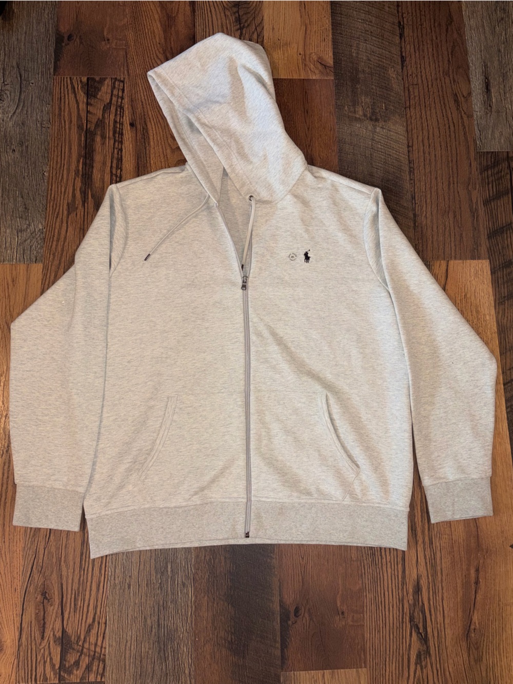 Ralph Lauren Heather Gray Zip Hoodie